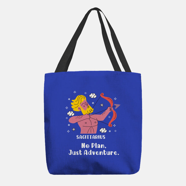 No Plan Just Adventure Zodiac-None-Basic Tote-Bag-MaxoArt
