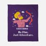 No Plan Just Adventure Zodiac-None-Fleece-Blanket-MaxoArt