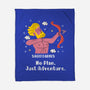 No Plan Just Adventure Zodiac-None-Fleece-Blanket-MaxoArt