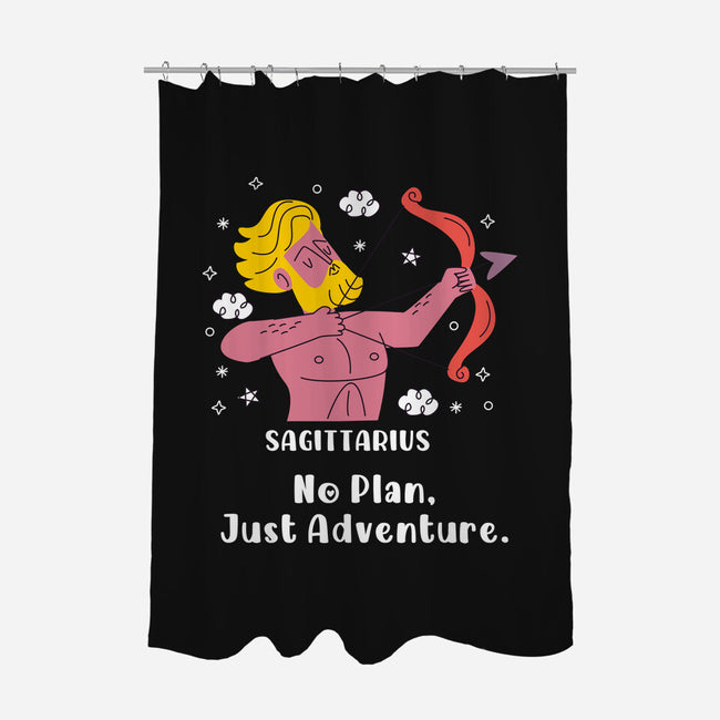 No Plan Just Adventure Zodiac-None-Polyester-Shower Curtain-MaxoArt