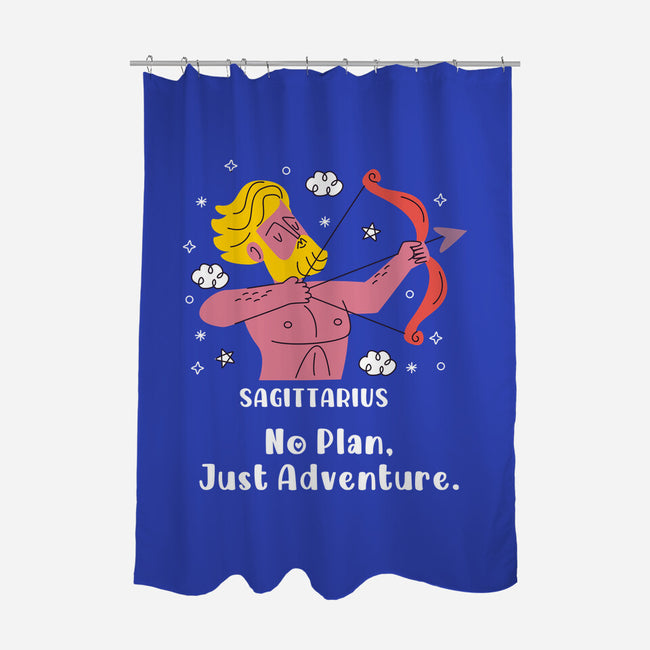 No Plan Just Adventure Zodiac-None-Polyester-Shower Curtain-MaxoArt