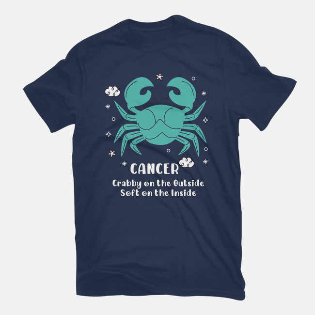 Crabby On The Outside-Unisex-Basic-Tee-MaxoArt