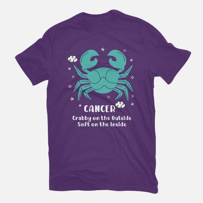Crabby On The Outside-Mens-Basic-Tee-MaxoArt