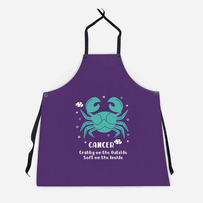 Crabby On The Outside-Unisex-Kitchen-Apron-MaxoArt