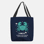 Crabby On The Outside-None-Basic Tote-Bag-MaxoArt