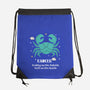 Crabby On The Outside-None-Drawstring-Bag-MaxoArt