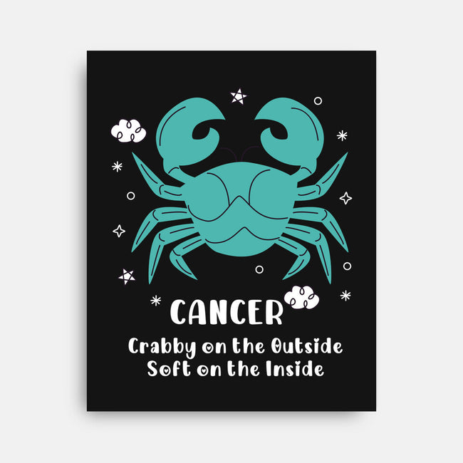 Crabby On The Outside-None-Stretched-Canvas-MaxoArt
