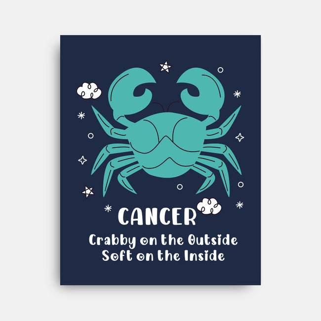 Crabby On The Outside-None-Stretched-Canvas-MaxoArt