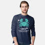 Crabby On The Outside-Mens-Long Sleeved-Tee-MaxoArt