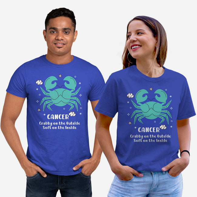 Crabby On The Outside-Unisex-Basic-Tee-MaxoArt