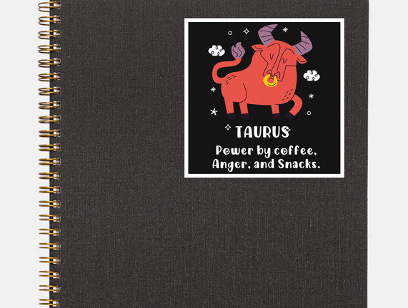 Powered By Coffee Anger And Snacks
