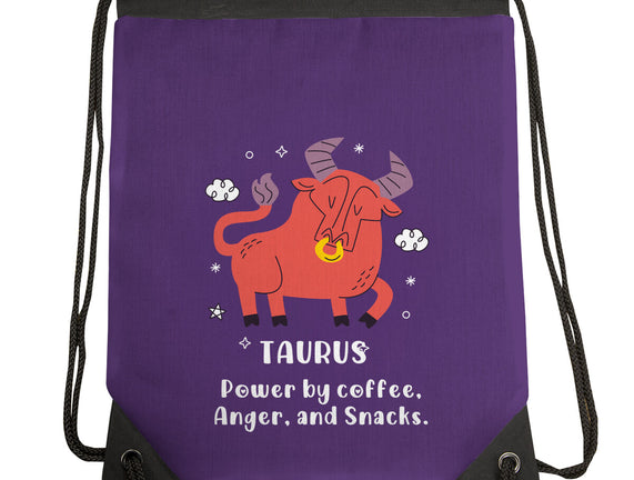 Powered By Coffee Anger And Snacks