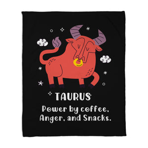 Powered By Coffee Anger And Snacks