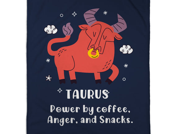 Powered By Coffee Anger And Snacks