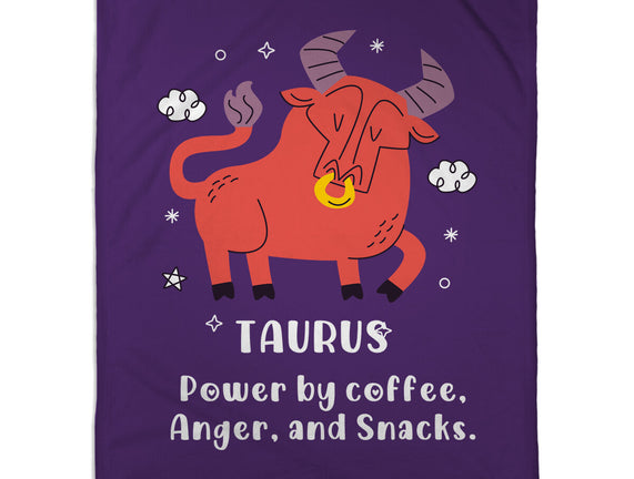 Powered By Coffee Anger And Snacks