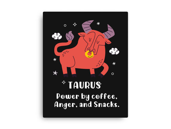 Powered By Coffee Anger And Snacks