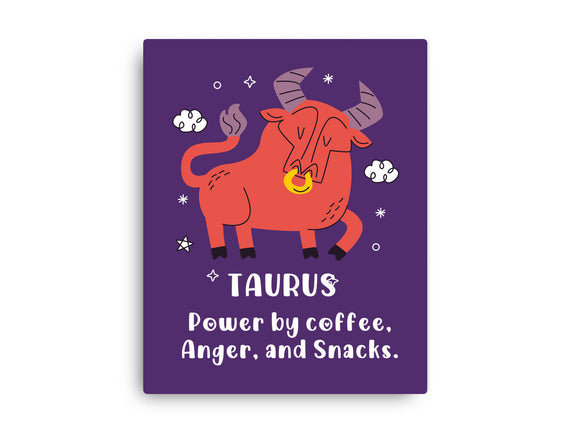Powered By Coffee Anger And Snacks