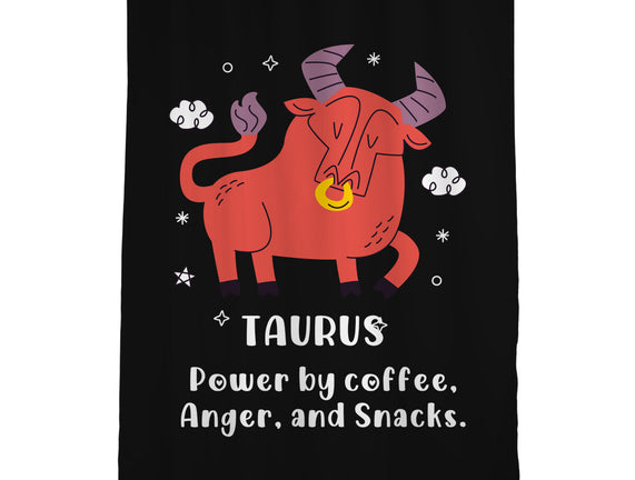 Powered By Coffee Anger And Snacks