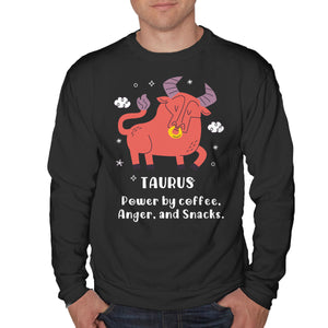 Powered By Coffee Anger And Snacks