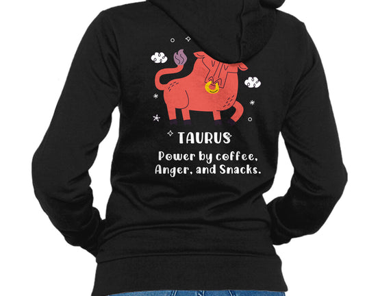 Powered By Coffee Anger And Snacks