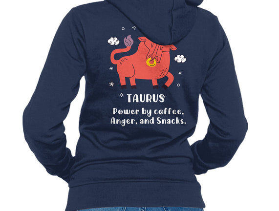 Powered By Coffee Anger And Snacks