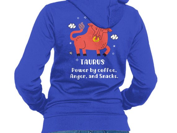 Powered By Coffee Anger And Snacks