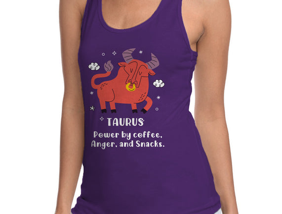 Powered By Coffee Anger And Snacks