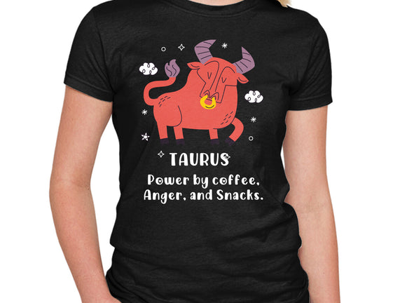 Powered By Coffee Anger And Snacks