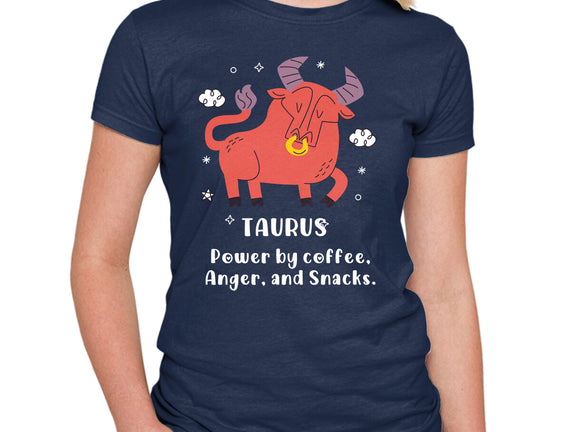 Powered By Coffee Anger And Snacks