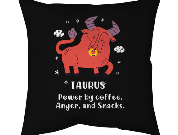 Powered By Coffee Anger And Snacks