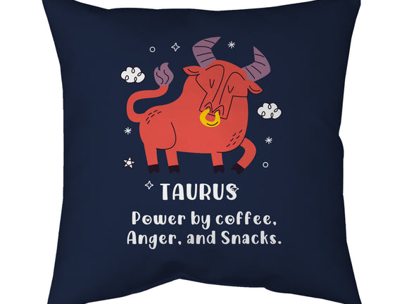 Powered By Coffee Anger And Snacks