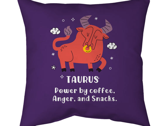 Powered By Coffee Anger And Snacks