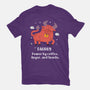 Powered By Coffee Anger And Snacks-Youth-Basic-Tee-MaxoArt
