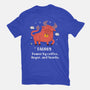 Powered By Coffee Anger And Snacks-Unisex-Basic-Tee-MaxoArt