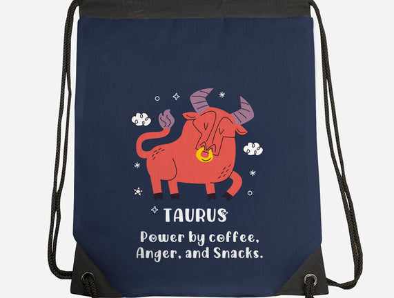 Powered By Coffee Anger And Snacks