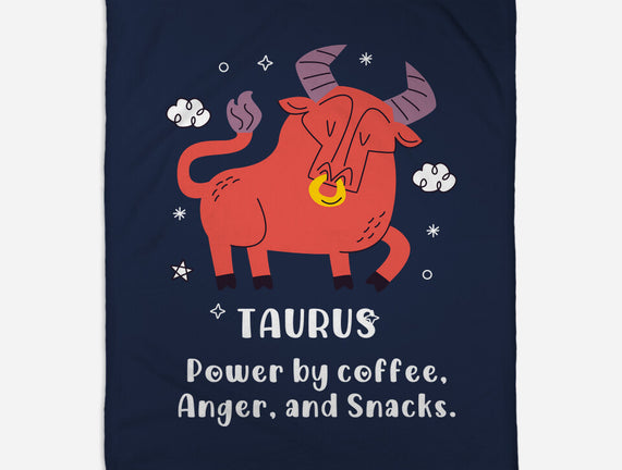 Powered By Coffee Anger And Snacks