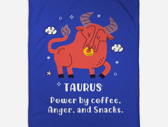 Powered By Coffee Anger And Snacks