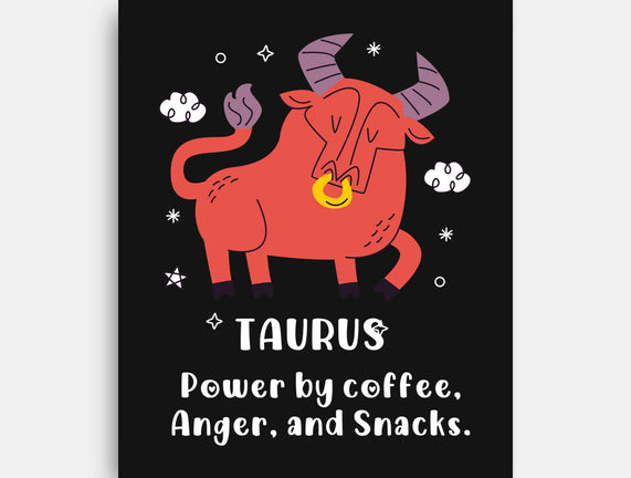 Powered By Coffee Anger And Snacks