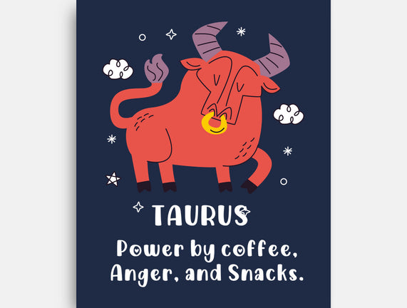 Powered By Coffee Anger And Snacks