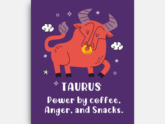 Powered By Coffee Anger And Snacks