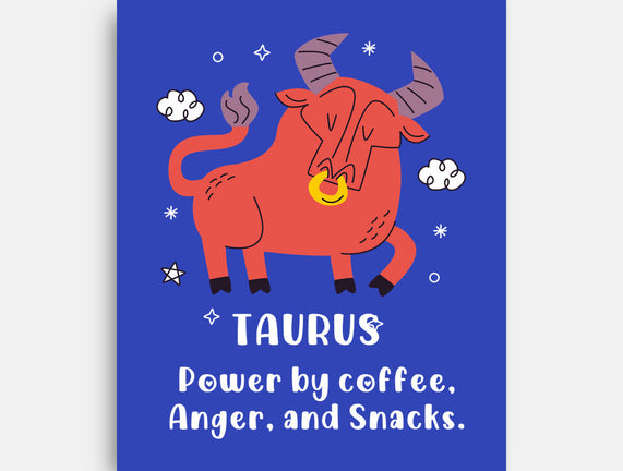 Powered By Coffee Anger And Snacks
