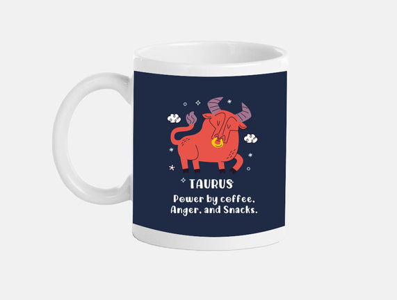 Powered By Coffee Anger And Snacks