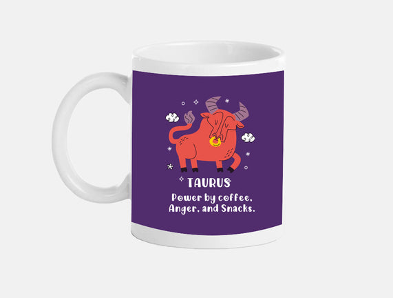Powered By Coffee Anger And Snacks