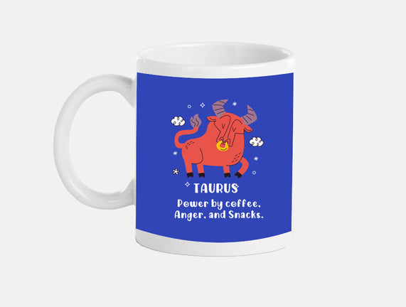 Powered By Coffee Anger And Snacks