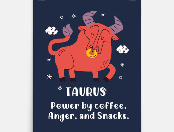 Powered By Coffee Anger And Snacks