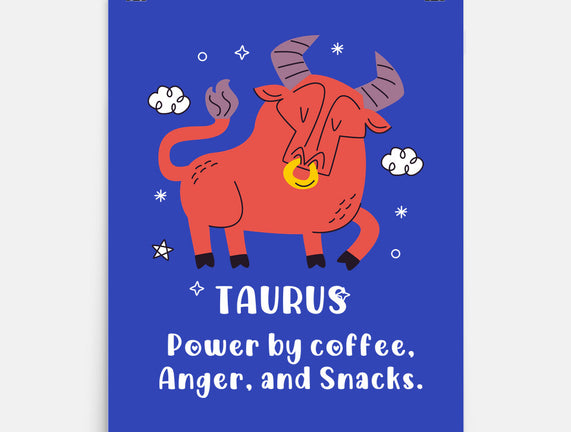 Powered By Coffee Anger And Snacks