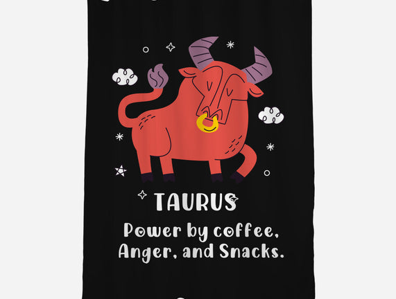 Powered By Coffee Anger And Snacks