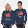 Powered By Coffee Anger And Snacks-Unisex-Crew Neck-Sweatshirt-MaxoArt