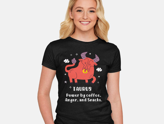 Powered By Coffee Anger And Snacks