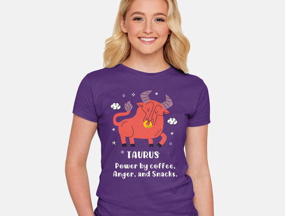 Powered By Coffee Anger And Snacks
